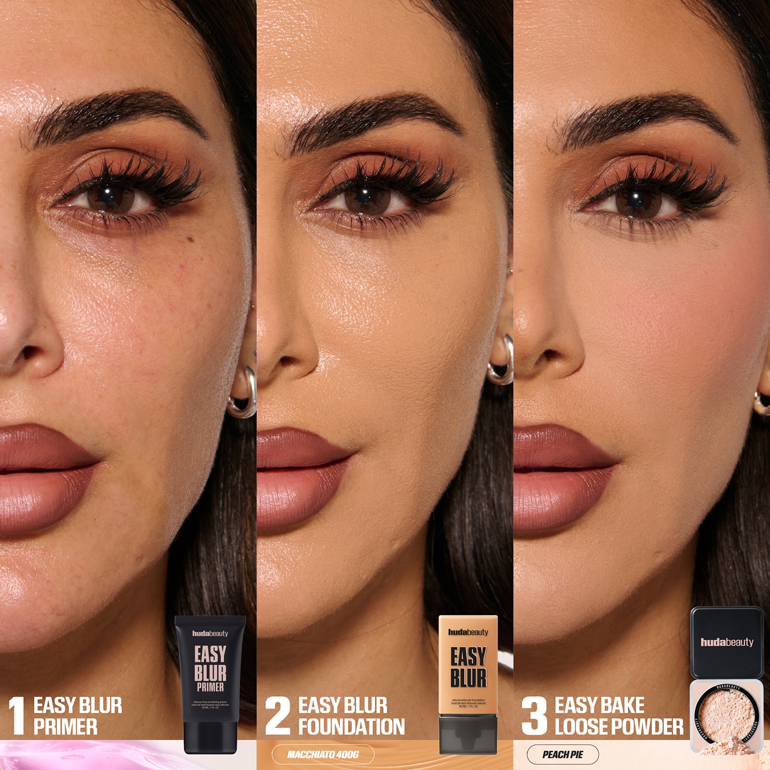 Easy Blur Natural Airbrush Foundation - Podkład i HUDA